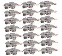 Holibanna 50 pièces Pendentifs Alliage Mini Fleur Suspendue Noir pour Création Bijoux DIY et Durables Accessoires pour Bracelets et Colliers Personnalisés