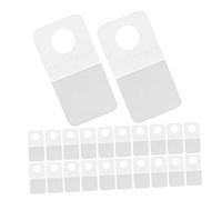 Holibanna 500 Pièces Étiquettes Pour L'étiquetage Crochet Adhésif Pvc Transparent
