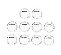 Holibanna 50pièces Lot De Broches Rondes Accessoires Pour Badges Diamètre Transparentes Soi-même
