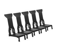 Holibanna 5pcs Clips à Billets en Plastique Noir Compact pour Caisse à Monnaie, Pince Serrage Fiable pour Petites Entreprises Mobiles