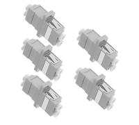 Holibanna 5pièces Adaptateur Coupleur Fibre Optique LC Duplex Connecteur Simplex Compatible Construction Plastique Et Stable pour Réseaux Fibre Optique