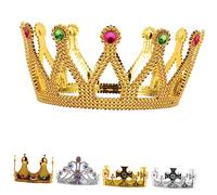 Holibanna 5pièces Crown Set Pour Fête Couronnes Décoratives Pour Costume De Performance Et Anniversaire Accessoires Élégants Pour Princesses Et Rois