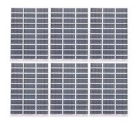 Holibanna 6 Feuilles D'autocollants pour Panneaux Solaires - Décalcomanies Réalistes pour Plaques Photovoltaïques - pour Maquettes de Maisons, Toitures, Urbanisme, Bricolage, Aménagement Paysager