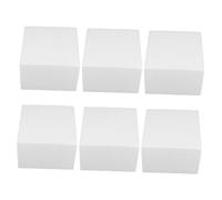 Holibanna 6 Pièces Carrés Mousse pour Décoration de Gâteaux Supports de Gâteau Faux pour Débutants Blocs Stables pour Pratique de Cake Design et