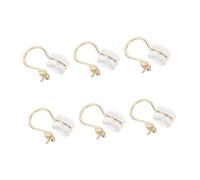 Holibanna 6 pièces Clips Boucles Oreilles Sans Perçage Durable pour DIY Boucle Oreille Femme avec Base pour Décoration Rocaille
