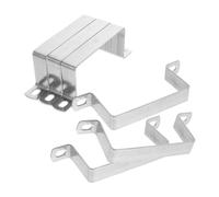 Holibanna 6 pièces Colliers de Serrage Tube Acier Inoxydable U Brackets Résistants Chaleur et Aux Intempéries pour Fixation de Tuyaux Intérieur et Extérieur