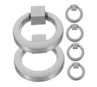 Holibanna 6 Pièces Lot de Poignées Tiroir Rondes à Trou Unique Design Élégant et Compact Installation Rapide Adaptées pour Placards Cuisine Commodes et Meubles Divers