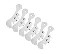 Holibanna 6 pièces Ouvre Bouteille et Ouvre Bocal Acier Inoxydable Design Compact et Ergonomique Outil Multifonction pour Cuisine Facile à Utiliser et