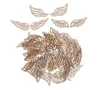 Holibanna 60pièces Lot de Tranches De Découpées Ailes Ange Décorations De Sapin De Noël -même pour Étiquettes De Peinture Et Projets