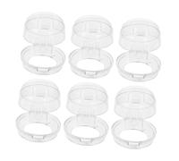 Holibanna 6pièces Cache-boutons De Cuisinière à Gaz Couverture Protection Transparente Pour Plaque De Cuisson Sécurité Garçon Fille Anti-salissures