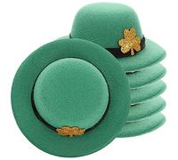 Holibanna 6pièces Décorations De Chapeau pour Bouteille De Vin Chapeaux Verts Couvre-Bouteille pour Fête Saint-Patrick Accessoire De
