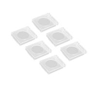 Holibanna 6Pièces Transparent Switch Cover Durable Button Protection Caps For Home And School Use Safeguard Your Wall Switches With Easy Installation