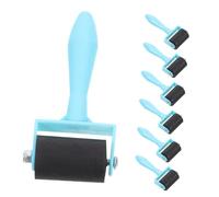 Holibanna 7 Pièces Rouleau D'impression De Papier Peint Rouleaux De Peinture Accessoires De Bricolage Pour La Gravure Rouleau En Caoutchouc Pour L'encrage Fournitures De Gravure