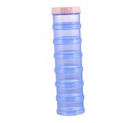 Holibanna 7grilles Boîte De Rangement Pour Médicaments à Compartiments Étui Portable Anti-humidité Pour Pilules Grand Format Pour Utilisation Quotidienne Voyages Et Bureau Bleu