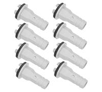 Holibanna 8 Pièces Connecteur Drainage Climatiseur Adaptateur Tuyau Évacuation Condensats Compatible Unités Ac Mini-split et Fenêtres Installation Facile sans Outils et pour Usage Extérieur