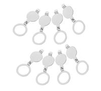 Holibanna 8 Pièces Couvercles de Trou Dœil Cuivre pour Porte Dentrée Protection Espionnage Compatible Visionneuse de Porte Maison Sécurité et