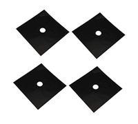 Holibanna 8 Pièces Couvertures De Poêle Couvercles De Brûleur De Cuisinière Dessus De Cuisinière Élément Couvercle De Poêle Induction Couvoirs De Gaz er Black