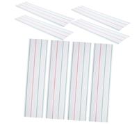 Holibanna 8 Pièces Étiquette Magnétique Effaçable Réutilisable Plaques Quatre Lignes pour Bureau et Salle de Classe Bandes de Marquage Colorées Aimantées