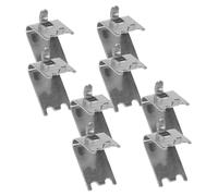 Holibanna 8 pièces Lot de Clips Support Étagère Congélateur Inoxydable Taquets Étagère Frigo Solides et Durables Fixation Sécurisée pour Clayette Frigorifique