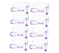 Holibanna 8pièces Mini Valisettes Transparent Pour Boîtes De Mariage Et Élégantes Décorations Et