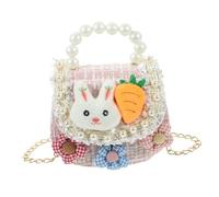 Holibanna À Bandoulière pour avec Motif Floral Mini à Main Portable Couleur Carotte pour Aventurières