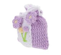 Holibanna à Monnaie à Cordon À Glissière Dessin Animé Bourse Portefeuille à Main Titulaire Poche Pièce De Monnaie Embrayage Dessiner Douane De Ceinture Carte Fil Violet