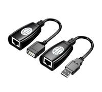 Holibanna Adaptateur USB Ethernet Rallonge Extenseur Réseau Femelle Compatible Souris Clavier Imprimante Caméra Portable Plug and Play