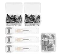 Holibanna Agrafeuse Clip Transparent en Plastique et Métal Recharge Usage Polyvalent pour Bureau et Tâches Quotidiennes Diverses