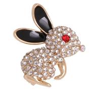 Holibanna Alliage à Motif Lapin Complet, Épingle à Plastron Délicate et Élégante pour Vêtements, pour Célébrations et Bouquets de Mariage