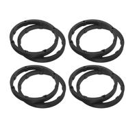 Holibanna Anneaux Adaptateurs Universels pour Haut-parleurs 8 Pièces | PVC Noir, de Résonance, Qualité Sonore Améliorée, pour Système Audio Domestique et Scène