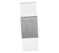 Holibanna Applique Murale Double Tête LED Chaude Acrylique et Aluminium Lampe Murale Moderne Intérieure pour Chambre et
