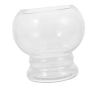 Holibanna Aquarium Transparent Support de réservoir de Poissons Grand Bocal à Poisson en Verre Bocal à Poisson de Bureau Gardien de Poisson Clair Petite pêche à Poisson Un Verre