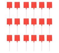 Holibanna Attaches Autobloquantes Étiquettes Rouges 100 Pièces Clips Câbles en Plastique Flexibles pour Gestion et Identification des Câbles Organisateur pour Usage Intérieur