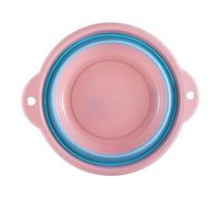 Holibanna Bac Pliable Bain de Pieds Multifonction Rose Moyen 1 Seau de Trempage Pieds Ménager Usage Domestique et Voyage