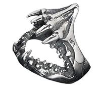 Holibanna Bague De Mode Pour Hommes Forme De Bouche De Requin Bijou Pour Soirées Cosplay Et Festivals