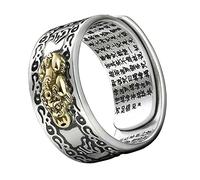 Holibanna Bague Décorative Homme Ajustable Anneau Feng Shui Avec Créatif Et Unique Pour Accessoire De Doigt