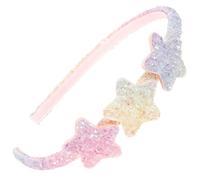 Holibanna Bandeau Accessoires Pour Cheveux Pour La Saint-valentin Casque à Paillettes Accessoires De Cheveux Coeur Pour Filles Accessoires De Cheveux Pour Enfants Pour Filles Résine