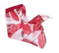 Holibanna Bandeau Chimio Large Bord En Coton Foulard Mousseline, Bonnet Turban Élastique Pour Femmes, Protection Anti-chute Cheveux, Confort Nuit, Couleur Lie-de-vin Feuilles