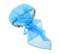 Holibanna Bandeau de Ventre Ethnique Bandeau Ajustable en Fil avec Pièces en Métal pour Spectacle de ou Performance Tribale Féminine