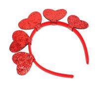 Holibanna Bandeau en Forme de Cœur pour La Saint-valentin Bandeau pour Femme Accessoire Tendance Doux Et Confortable