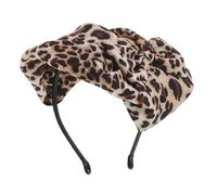 Holibanna Bandeau Léopard pour Femme en Tissu Respirant Confortable, Style Demi-béret Chic et Élégant, Usage Quotidien Travail