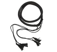 Holibanna Bandeau Turban Arabe Pour Homme Style Tresse En Pu Réglable Noir 56 Cm Accessoires Couvre-chef Musulman Shemagh Foulard Moyen-orient