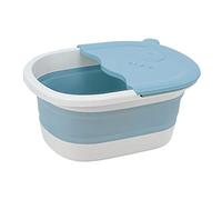 Holibanna Bassin De Lavage Des Pliable Pour Maison Bleu Seau De Trempage Fonction Massage