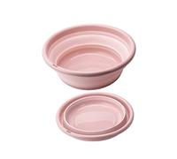 Holibanna Bassine Pliable Silicone Durable pour Camping et Jardinage Mini Rose Portable et Facile à Ranger pour Lavage et Stockage Eau
