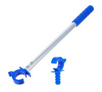 Holibanna Bâton d'Ouverture de Fenêtre 2 Pièces en Aluminium Anodisé Renforcé, Argenté et Bleu, Tiges d'Ouverture Universelles pour Fenêtres à Auvent, Utilisation Intérieure et Extérieure,