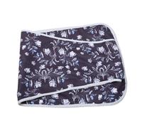 Holibanna Bavoir Dignité pour Adultes Noir Single Couche, Foulard de Table Imperméable et Absorbant, Protection Élégante pour Personnes Âgées Lors des Repas à Domicile Extérieur