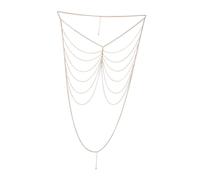 Holibanna Body Jewelry For Women Chaîne Métallique et Poitrine Accessoire pour Fêtes Plage Multi Couches Créatif pour Décoration de Soutien