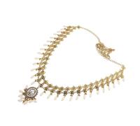 Holibanna Boho Belly Chain Waist Jewelry With Rhinestone Tassels Retro Ethnic Lightweight Body Chain Belt For Dance Festival Wear