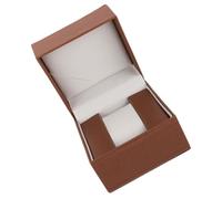 Holibanna Boîte à Bijoux Portable en PU Doublure Velours et Couvercle | Compartiments Intérieurs, Compartiment Caché, Fermeture Sécurisée, Style Élégant Moderne, pour Homme et Présents