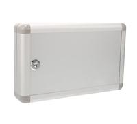 Holibanna Boîte à Clés Murale Sécurisée Emplacements avec Étiquettes Organisateur Mural Robuste pour des Clés Bureau Maison et Agences Immobilières